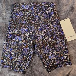 lululemon athletica Women's Align HR Purple Floral Shorts